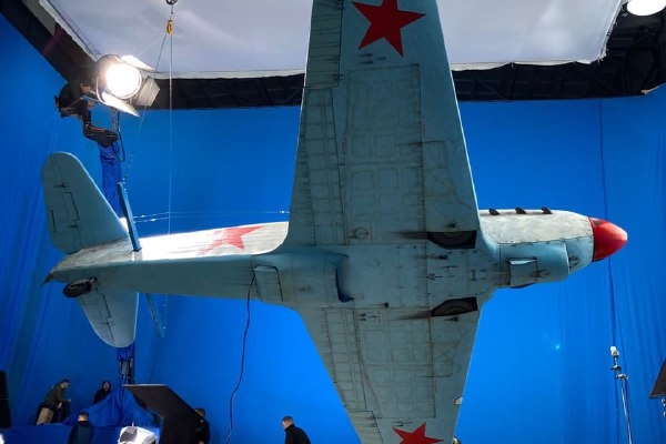 Для съемок фильма о советской летчице Лидии Литвяк смонтирована уникальная система